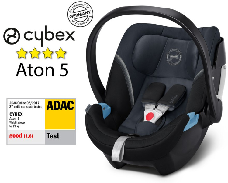 Fotelik samochodowy Aton 5 Cybex - Bezpieczny fotelik dla dzieci od urodzenia